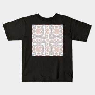 Calm Mauve, Grey, and Terra Cotta Tile | Spanish Inspired Kids T-Shirt